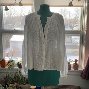 Free people eyelet shirt